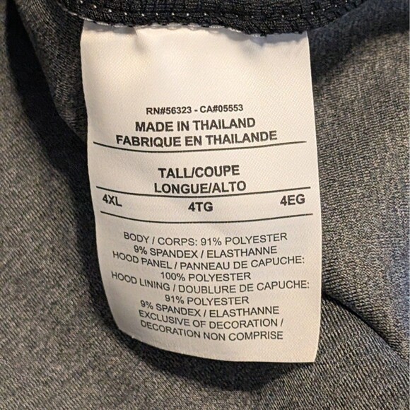 Nike San Antonio Spurs Men's 4XLT NBA Therma Flex Dri Fit Hoodie Gray Showtime - Picture 6 of 13